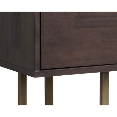 Jade 51.25 X 15.75 inch Antique Brass / Dark Mango Console Table